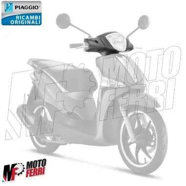 MF6887 - Coprimanubrio Grigio Opaco Originale Piaggio Liberty 50 125 150 iGet