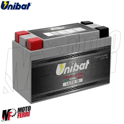MF6888 Batteria Litio Unibat YTX12-BS per Kawasaki ER-6N ER-6F dal 2006 al 2014