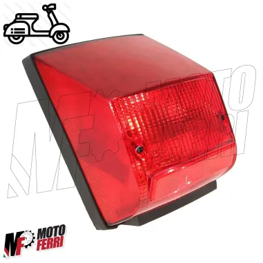 MF0942 FANALE FARO POSTERIORE GEMMA ROSSA VESPA PX 125 150 200 PE ARCOBALENO