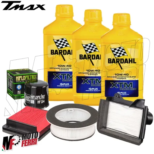 MF6893 Kit Tagliando TMax 530 2017 2018 2019 Filtri Aria Olio Bardahl XTM 10W40