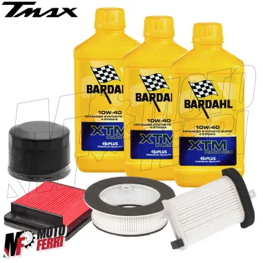 MF6894 Kit Tagliando TMax 530 2012 / 2016 - Filtri Aria Olio Bardahl XTM 10W40