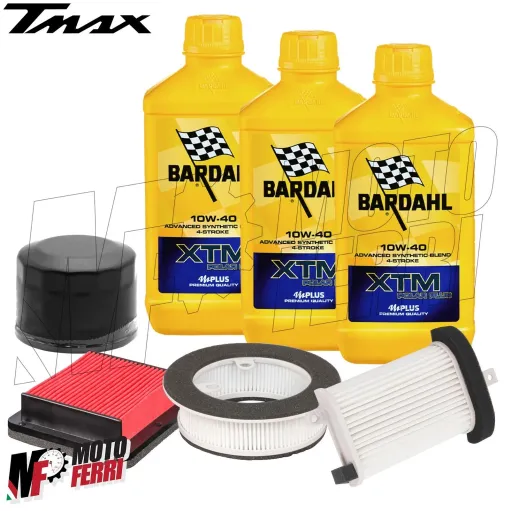 MF6894 Kit Tagliando TMax 530 2012 / 2016 - Filtri Aria Olio Bardahl XTM 10W40