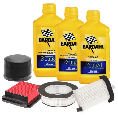 MF6895 Kit Tagliando TMax 500 2008 / 2011 - Filtri Aria Olio Bardahl XTM 10W40