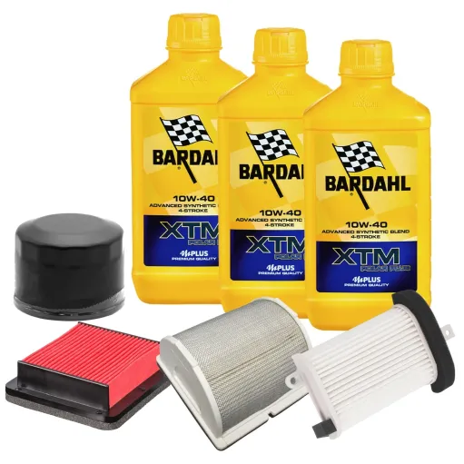 MF6896 Kit Tagliando TMax 500 2001 / 2007 - Filtri Aria Olio Bardahl XTM 10W40