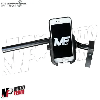 MF6899 Porta Cellulare Supporto Smartphone Manubrio Moto + Antivibrante Crab PRO