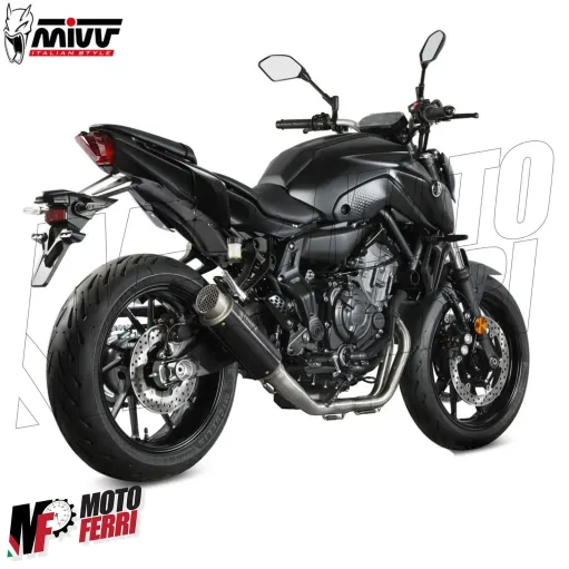 MF6910 Scarico Marmitta Completo MIVV per MT-07 mod 2021/2024 GP Pro Omologato