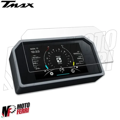 MF6914 Pellicola Strumentazione TMax 560 2022 2023 2024 Trasparente per TFT LCD