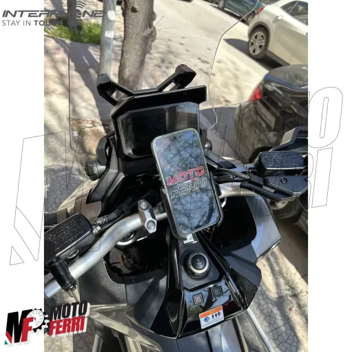 MF6899 Porta Cellulare Supporto Smartphone Manubrio Moto + Antivibrante Crab PRO