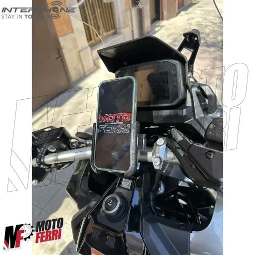 MF6899 Porta Cellulare Supporto Smartphone Manubrio Moto + Antivibrante Crab PRO