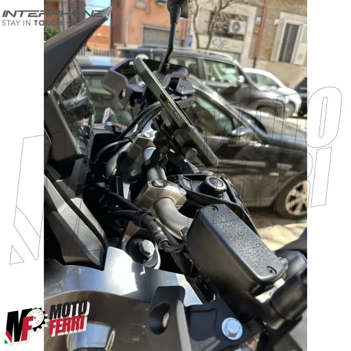 MF6899 Porta Cellulare Supporto Smartphone Manubrio Moto + Antivibrante Crab PRO