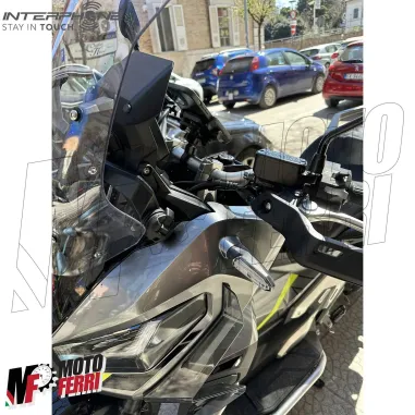 MF6899 Porta Cellulare Supporto Smartphone Manubrio Moto + Antivibrante Crab PRO