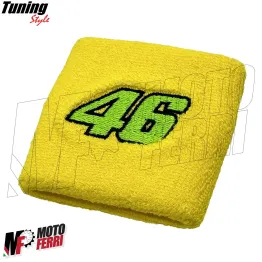 MF3346 Calzino Polsino Giallo Logo 46 per Vaschetta Olio Freno Frizione Moto 2