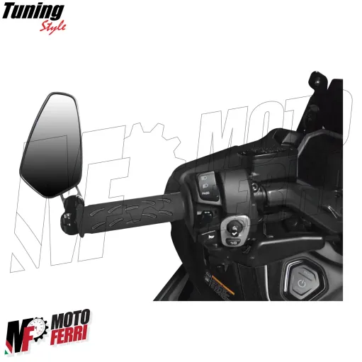 MF4975 Specchietti Bar End da Manubrio Sport Pro Universale Moto Scooter