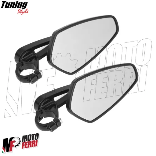 MF4975 Specchietti Bar End da Manubrio Sport Pro Universale Moto Scooter