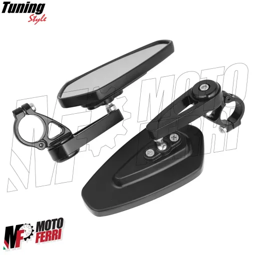 MF4975 Specchietti Bar End da Manubrio Sport Pro Universale Moto Scooter