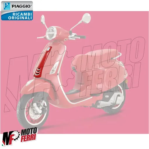 MF6935 Nasello Anteriore Rosso per Vespa Primavera Sprint 50 125 150 dal 2018
