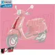 MF6935 Nasello Anteriore Rosso per Vespa Primavera Sprint 50 125 150 dal 2018