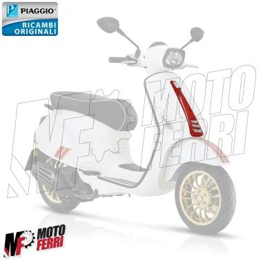 MF6935 Nasello Anteriore Rosso per Vespa Primavera Sprint 50 125 150 dal 2018