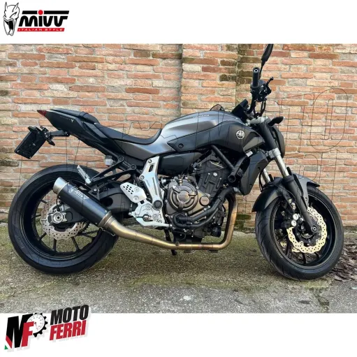MF6938 Scarico Marmitta MIVV MT-07 2014 a 2020 GP Pro Alto Omologato Completo