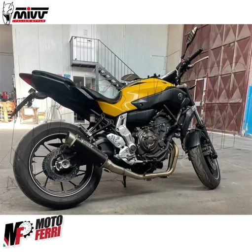 MF6938 Scarico Marmitta MIVV MT-07 2014 a 2020 GP Pro Alto Omologato Completo