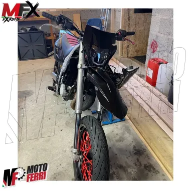 MF5358 Mascherina Faro Led Nero V-Face Universale Cross Enduro KTM GasGas Honda