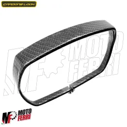 MF4844 Cornice Ghiera Faro Fanale Anteriore Vespa 50 Special Effetto Carbonio 2