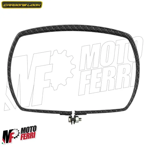 MF4844 Cornice Ghiera Faro Fanale Anteriore Vespa 50 Special Effetto Carbonio