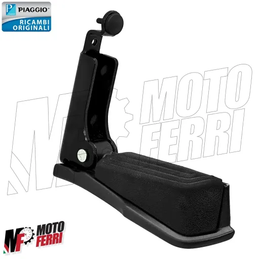 MF6945 Pedalino Poggiapiedi Sinistro Nero Piaggio Beverly 300 400 HPE 2021/2024