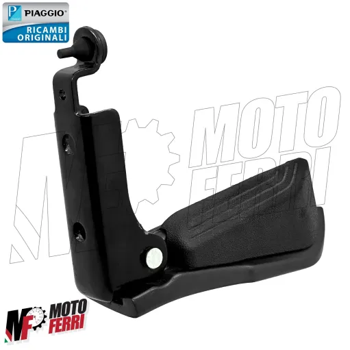 MF6945 Pedalino Poggiapiedi Sinistro Nero Piaggio Beverly 300 400 HPE 2021/2024