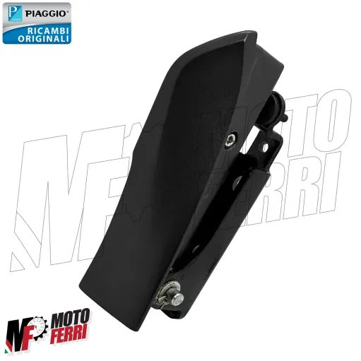 MF6945 Pedalino Poggiapiedi Sinistro Nero Piaggio Beverly 300 400 HPE 2021/2024