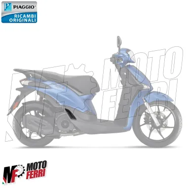 MF6947 Pedalino Poggiapiedi Destro Originale Piaggio Liberty S 50 125 150 iGet