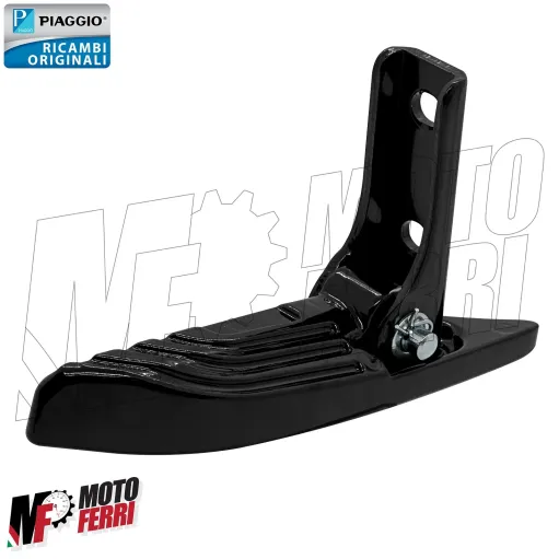MF6947 Pedalino Poggiapiedi Destro Originale Piaggio Liberty S 50 125 150 iGet