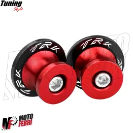 MF6955 Nottolini Benelli TRK 502 / X Supporti Cavalletto Posteriore Rosso Nero 2