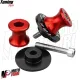 MF6955 Nottolini Benelli TRK 502 / X Supporti Cavalletto Posteriore Rosso Nero
