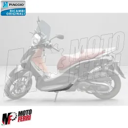 MF6962 Spoiler Sottopedana Sinistro Grigio Piaggio Beverly 125 300 350 2011/2020 2