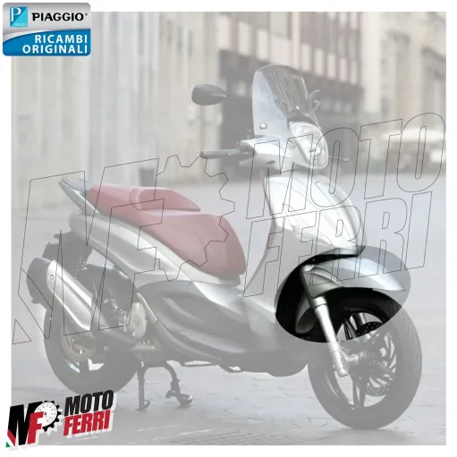 MF6970 - Parafango Anteriore Grigio Opaco Piaggio Beverly 300 350 mod 2010/2020