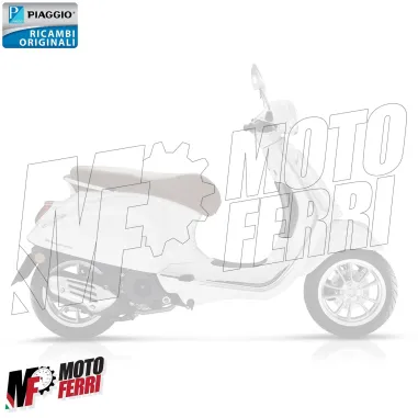MF6972 Sportello Cassetto Bianco Originale Vespa Primavera / Sprint 50 125 150