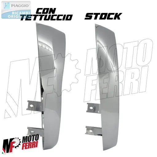 MF6974 Cornice Cromata con Tettuccio Faro Anteriore Vespa Primavera 50 125 150
