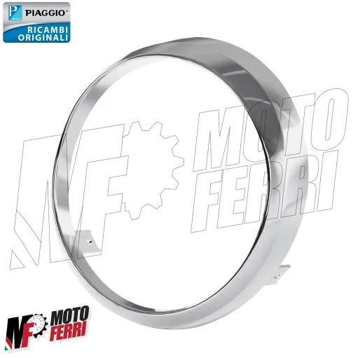 MF6974 Cornice Cromata con Tettuccio Faro Anteriore Vespa Primavera 50 125 150