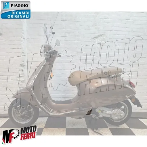 MF6976 Terminale Pedana Sinistro Marrone Originale Vespa Primavera 50 125 150