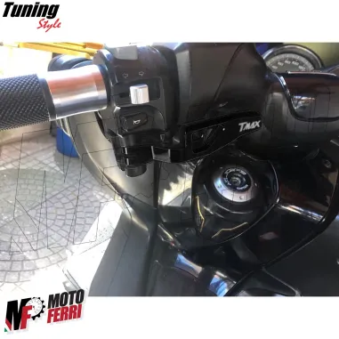 MF6981 Leva Freno a Mano TMax 500 530 560 mod 2001/2024 in Alluminio CNC Nero