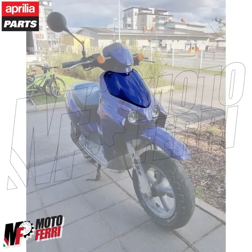 MF4600 Carena Scudo Anteriore Originale Aprilia Rally 50 LC 1996/1999 Blu Baltic