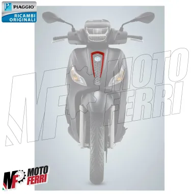 MF6983 Cornice Carena Anteriore Rosso Origin Piaggio Medley 125 150 2020/2025