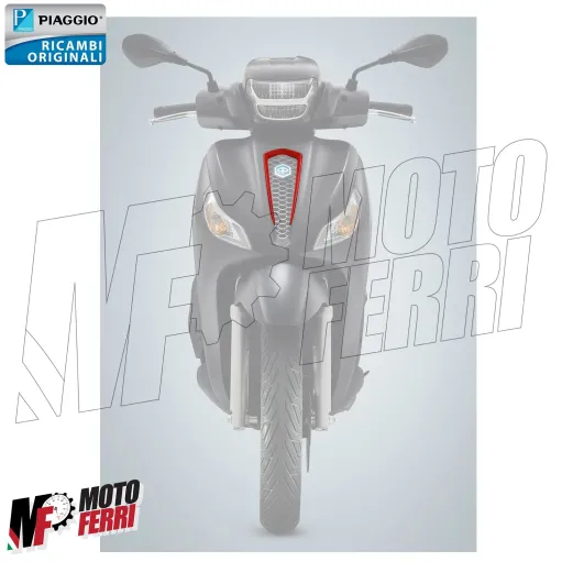 MF6983 Cornice Carena Anteriore Rosso Origin Piaggio Medley 125 150 2020/2025