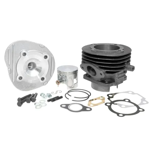 Kit Cilindro Polini DM 55 in ghisa 102 CC Vespa Ape 50 Special L R N PK HP S XL con Testa Racing