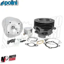 Kit Cilindro Polini DM 55 in ghisa 102 CC Vespa Ape 50 Special L R N PK HP S XL con Testa Racing 2