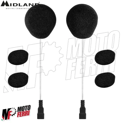 MF7000 Kit Altoparlanti Speaker per Interfono BT PRO Midland BTX1 / BTX2 Pro / S