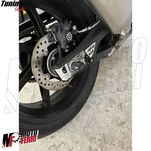 MF7010 Nottolini Cavalletto Posteriore BMW S1000RR Supporti Alzamoto Nero