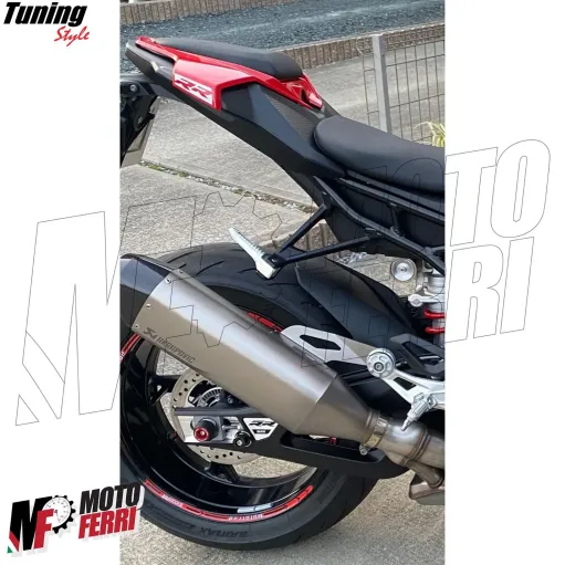 MF6872 Nottolini Cavalletto Posteriore BMW S1000RR Supporti Alzamoto Nero