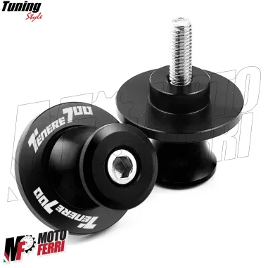 MF6872 Nottolini Cavalletto Posteriore Yamaha Tenere 700 Supporti Alzamoto Nero